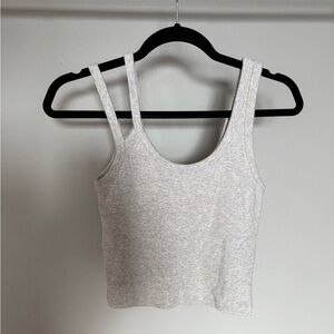 Abercrombie & Fitch Light Gray Tank Top